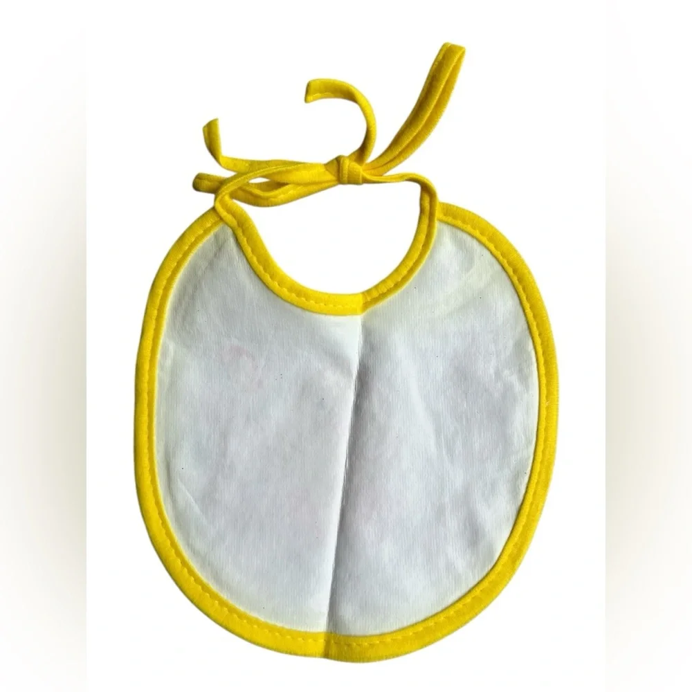 Vintage 1983 Baby‎ Duck Bib Butterfly “Delivered With Love By Marshall & Cheung”